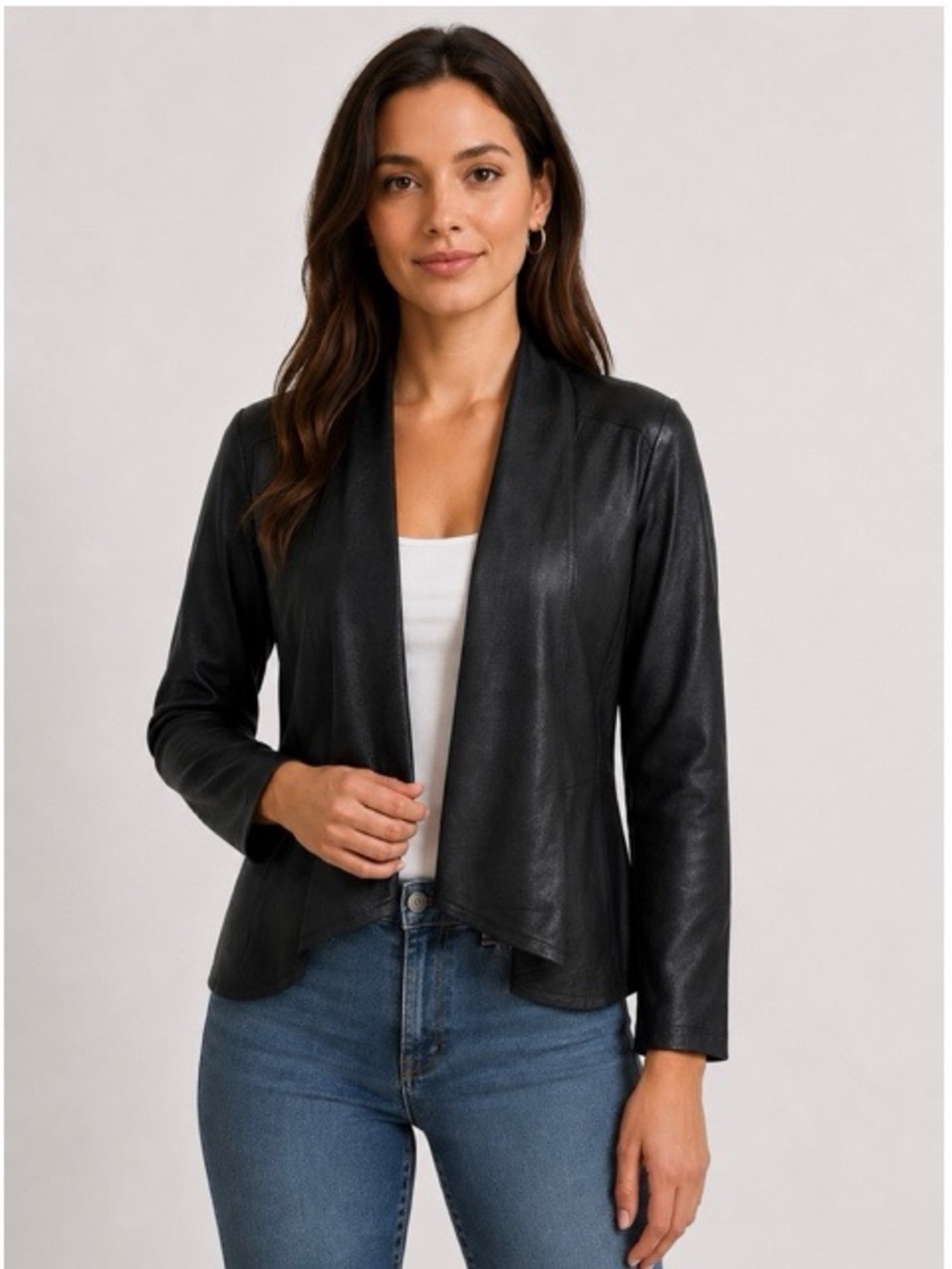 NYDJ‎ Black Open Front Blazer